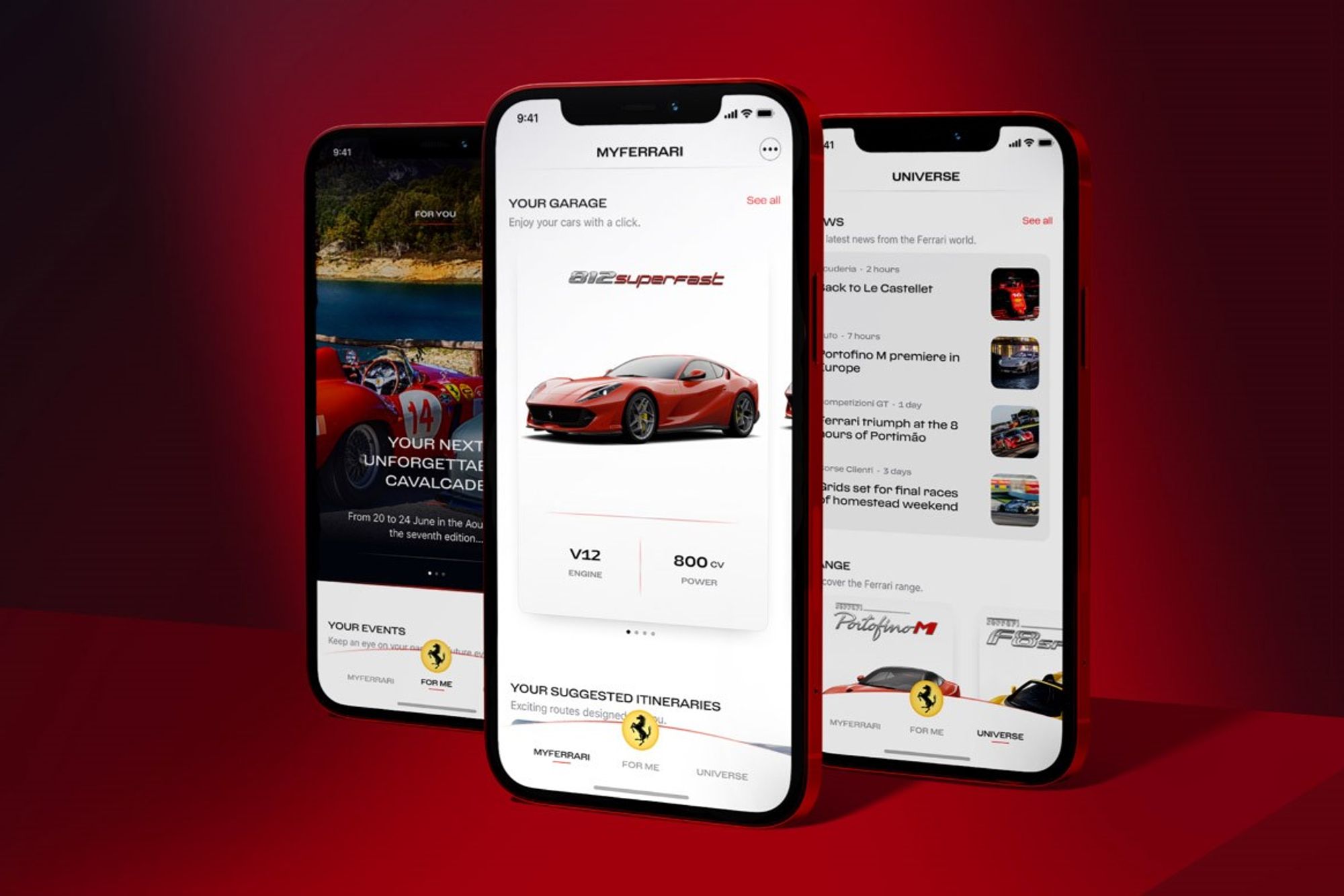 Entdecken Sie das neue MyFerrari App Erlebnis
