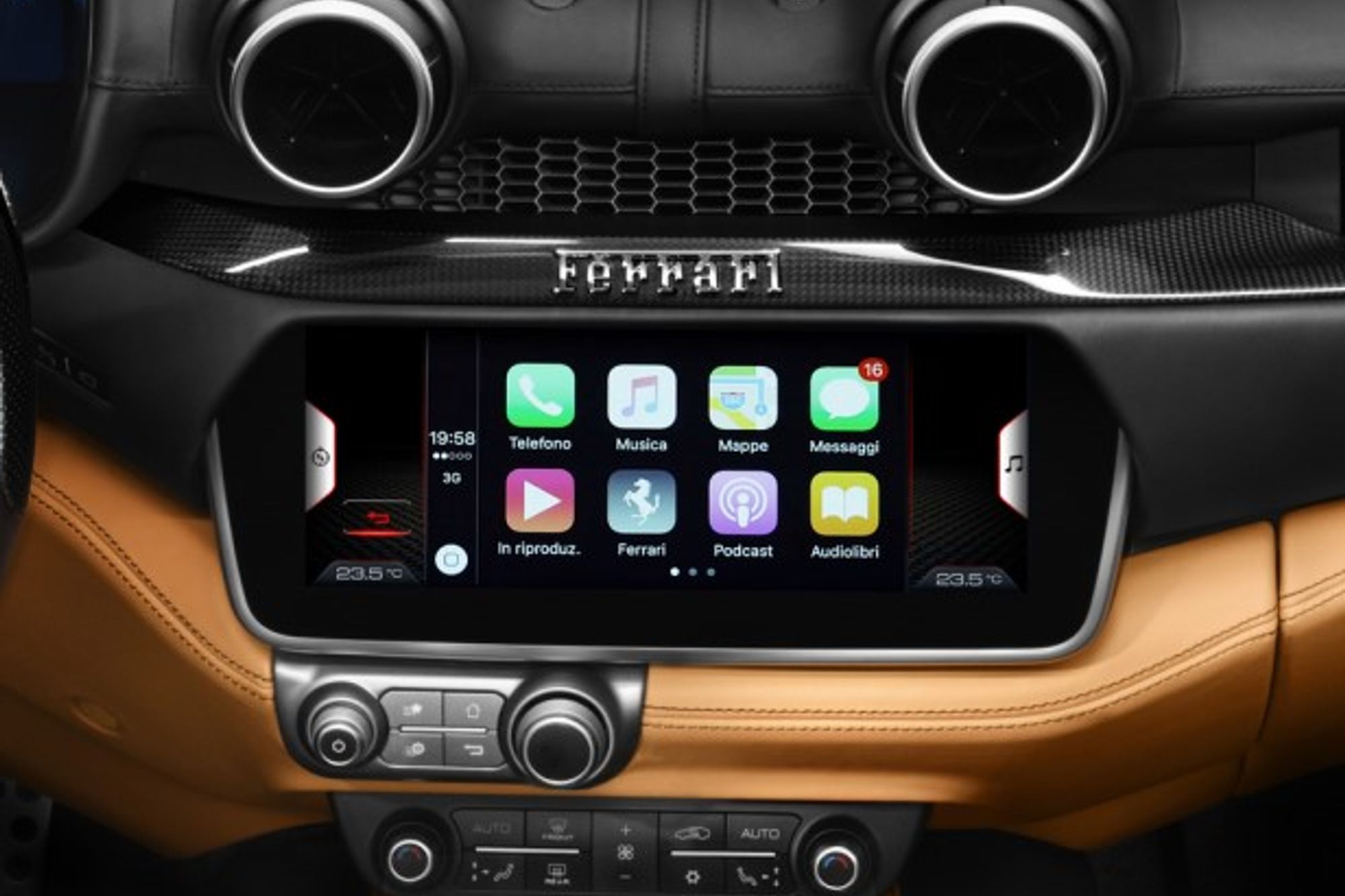 Ferrari Genuine ''Apple CarPlay & Smartphone Integration''