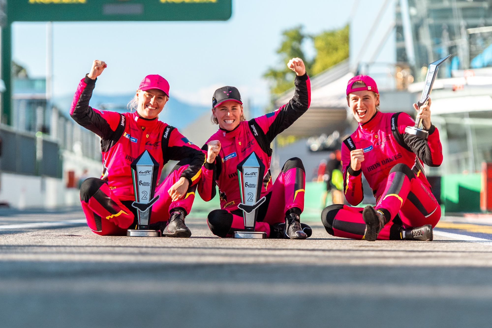 Iron Dames ist das erste rein weibliche Line-Up auf dem Podium des FIA World Endurance Championship